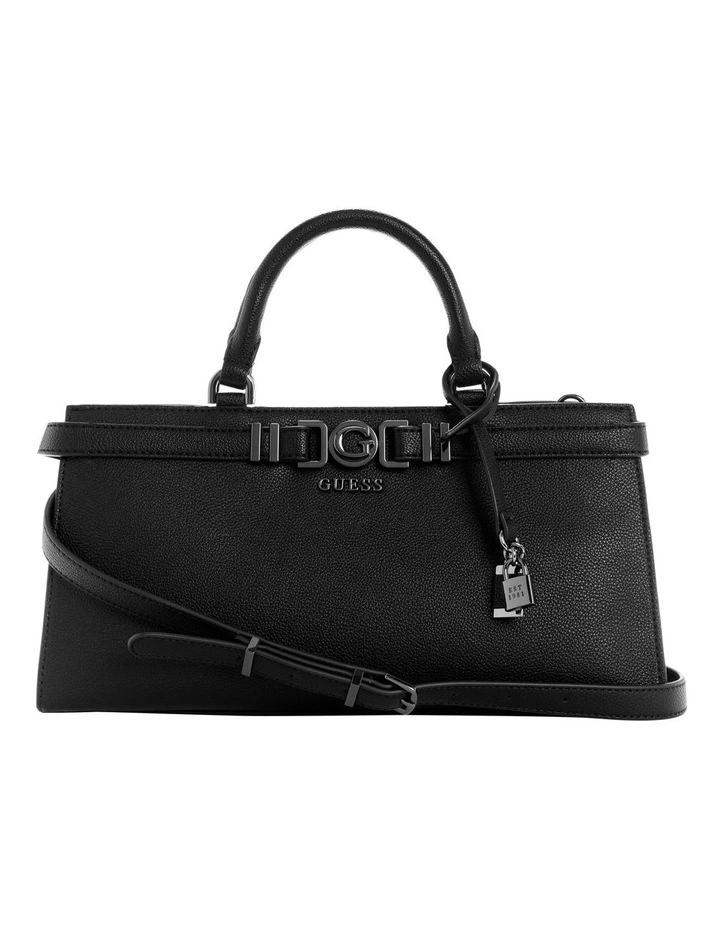 Cirene Triple Comp Satchel Bag in Black image 1