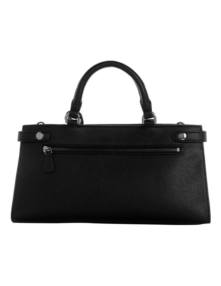 Cirene Triple Comp Satchel Bag in Black image 3