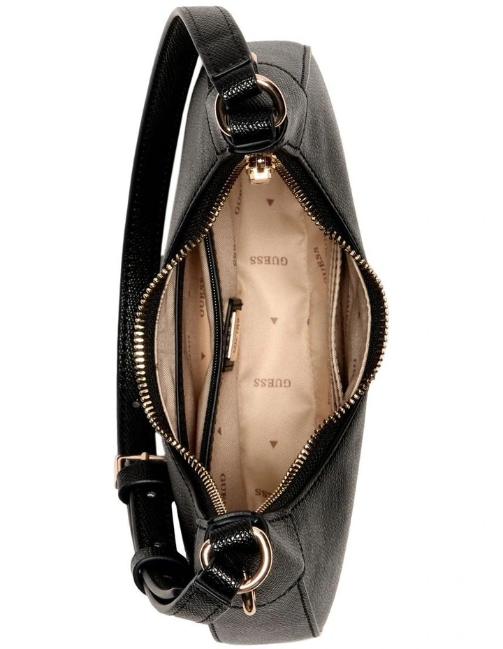 Davina Shoulder Bag in Black image 3