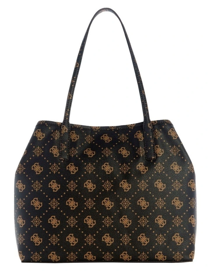 Carrie Logo Tote Bag in Espresso image 4