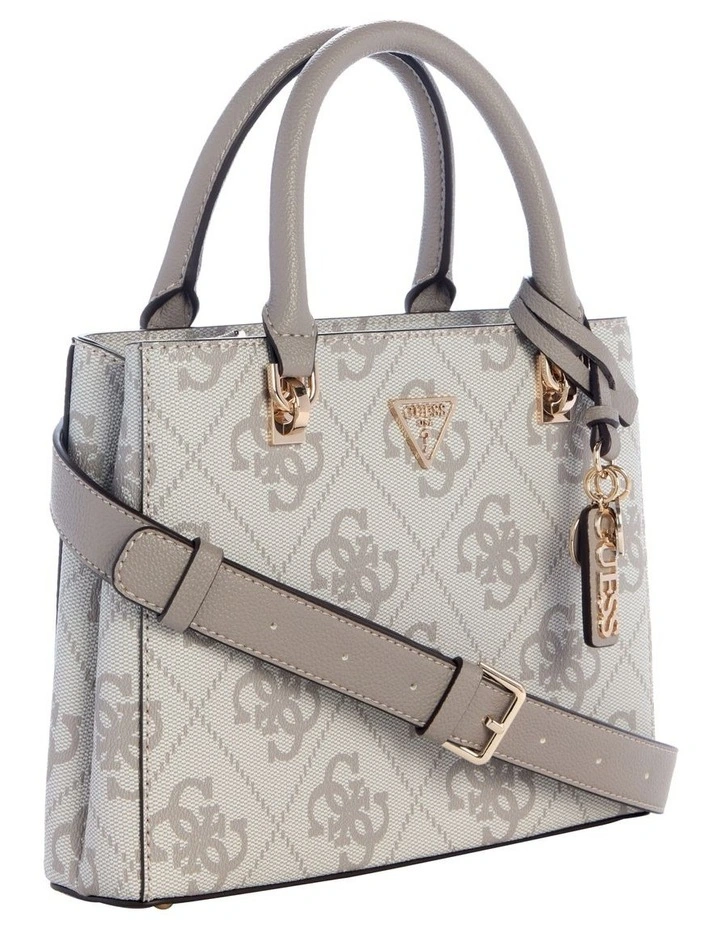 Noelle Ii Sml Satchel Bag in Dark Taupe Logo image 2