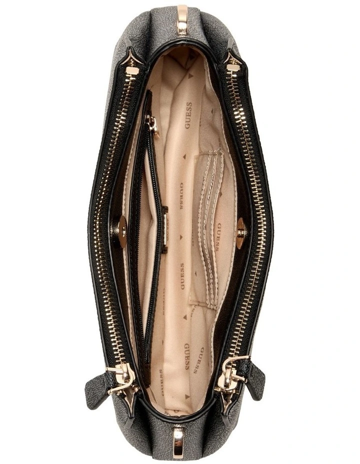 Noelle Ii 3 Comp Crossbody Bag in Coal Logo image 4