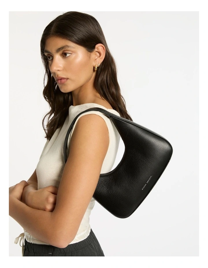 Aurora Shoulder Bag in Black image 2