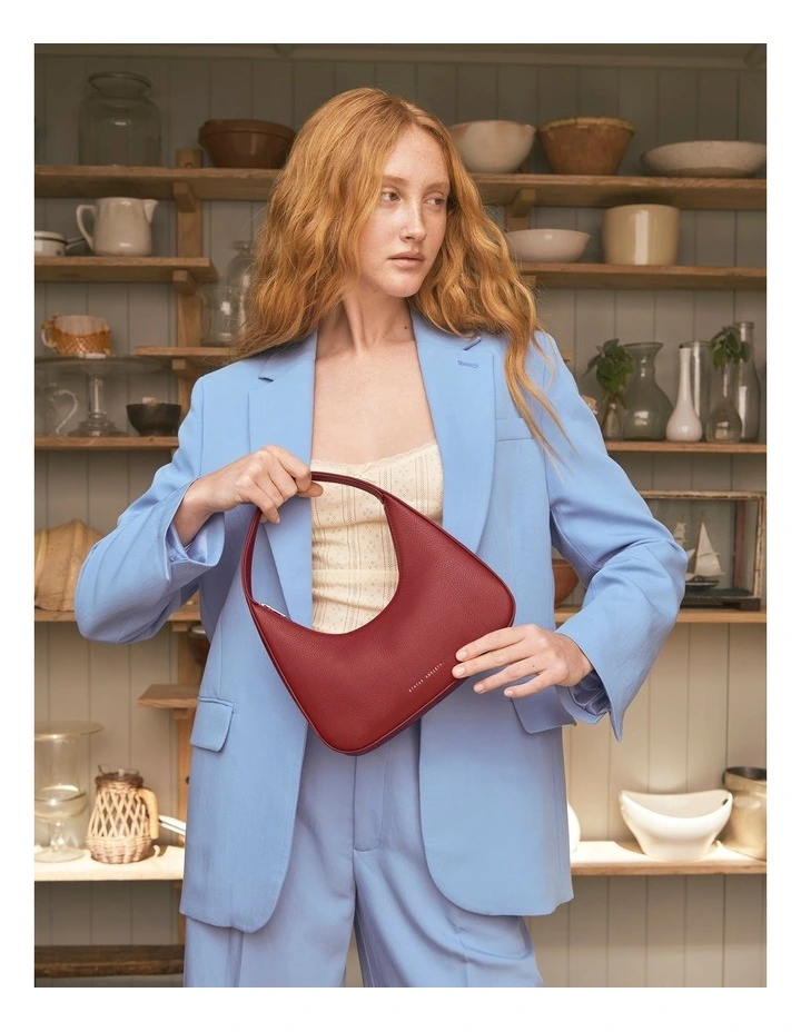 Aurora Shoulder Bag in Rouge image 7