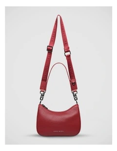 Look Both Ways Conv Shoulder Bag in Rouge