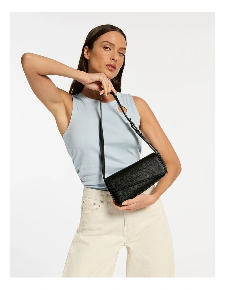 Overnight Obsession Shoulder Bag in Black image 2