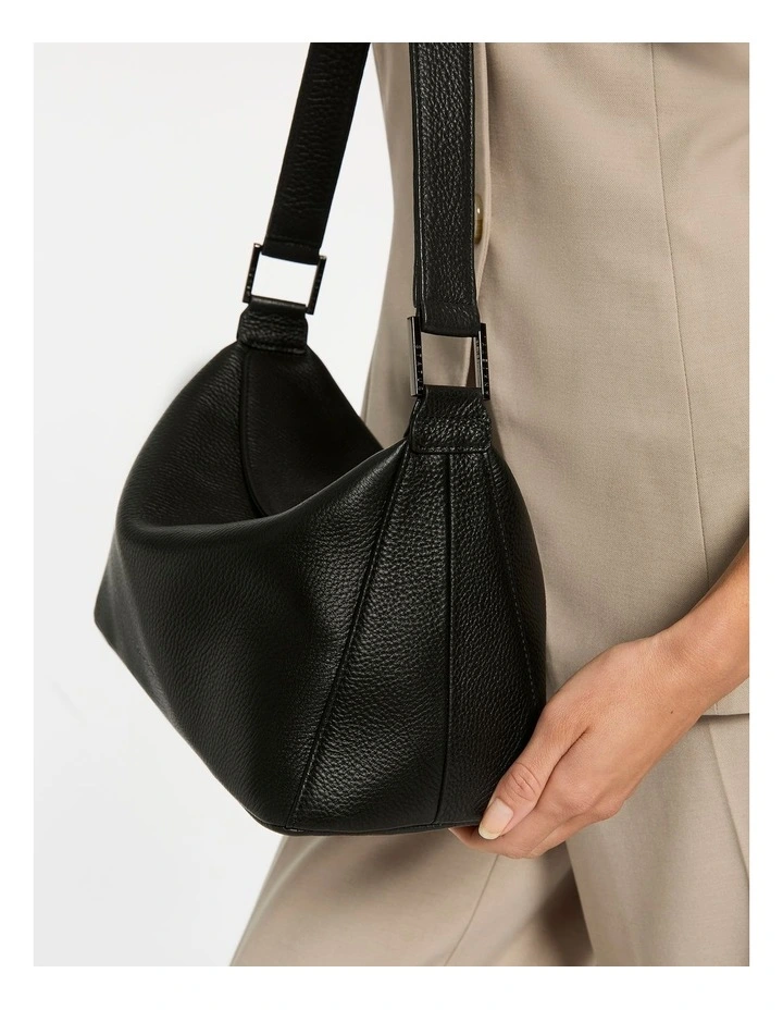 Think Twice Shoulder Bag in Black image 6