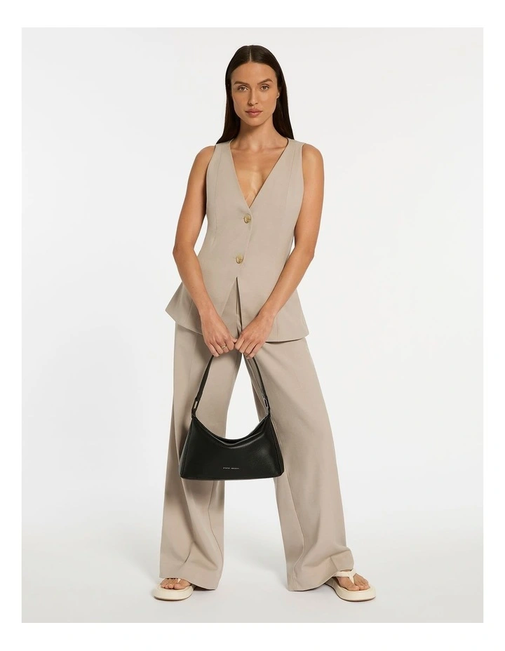 Think Twice Shoulder Bag in Black image 7