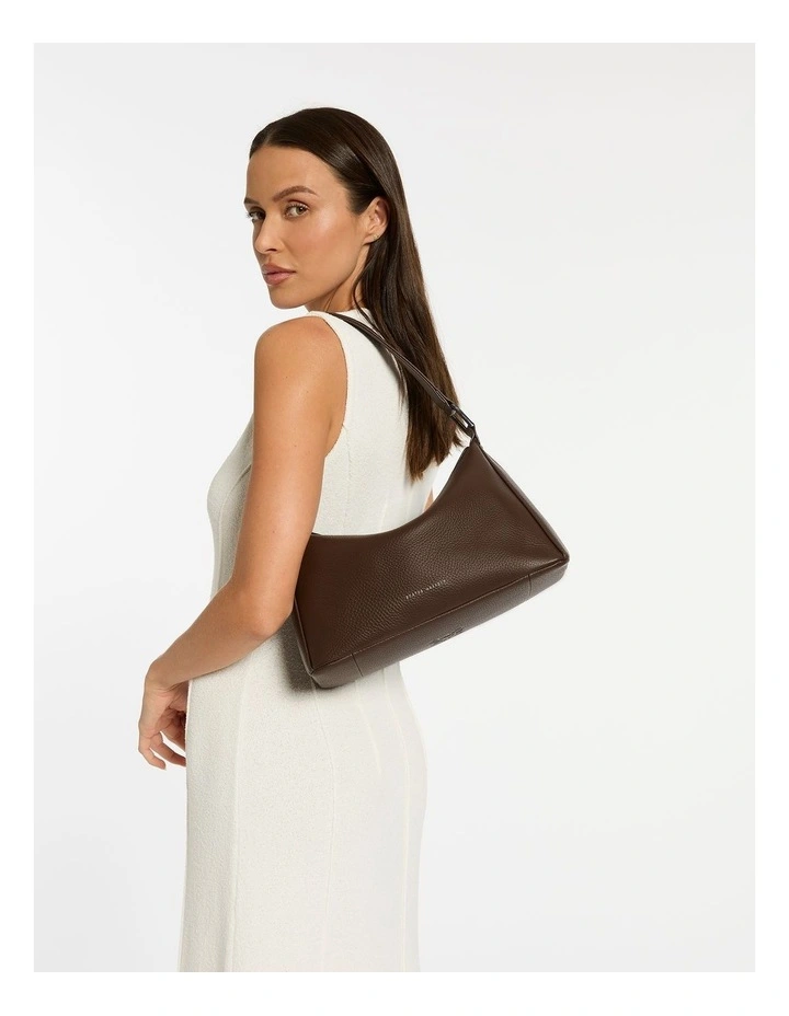 Think Twice Shoulder Bag in Cocoa image 2