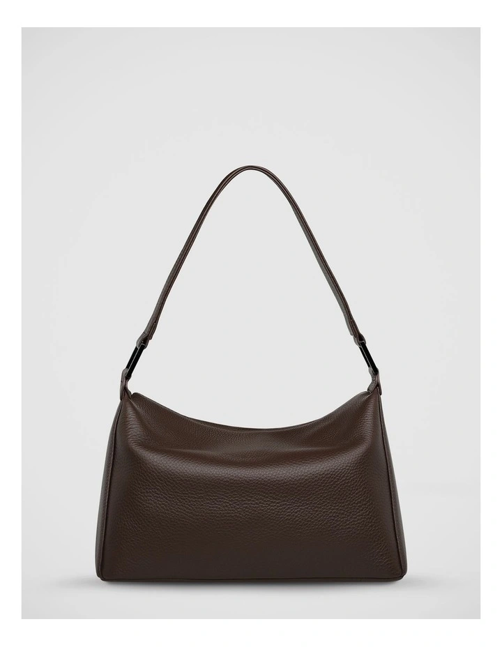 Think Twice Shoulder Bag in Cocoa image 3