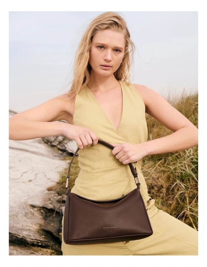 Think Twice Shoulder Bag in Cocoa image 6