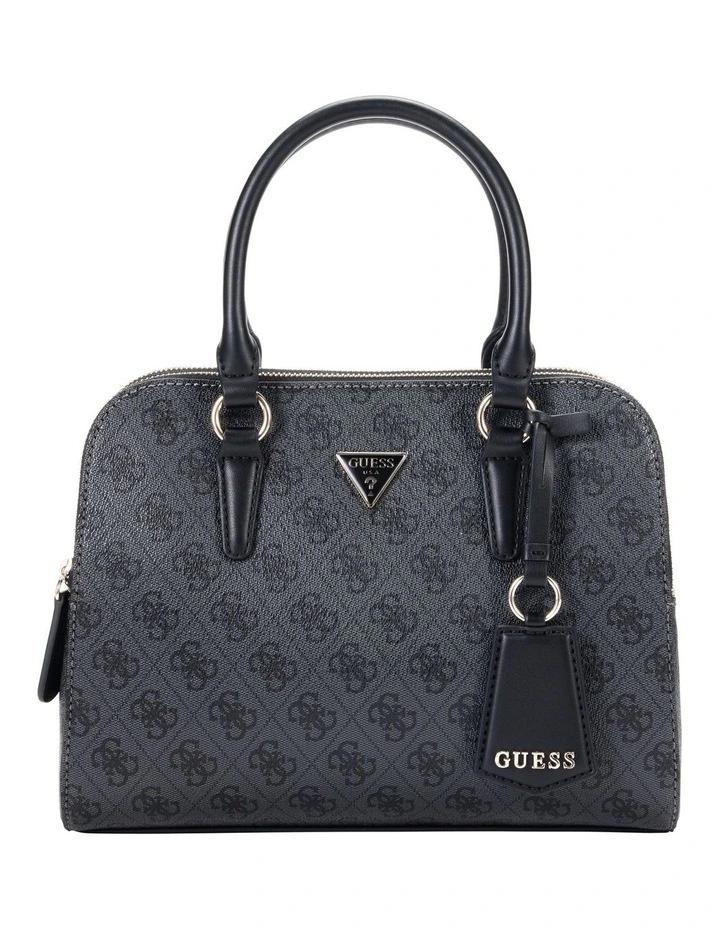 Sarai Status Satchel Bag in Coal Logo image 1