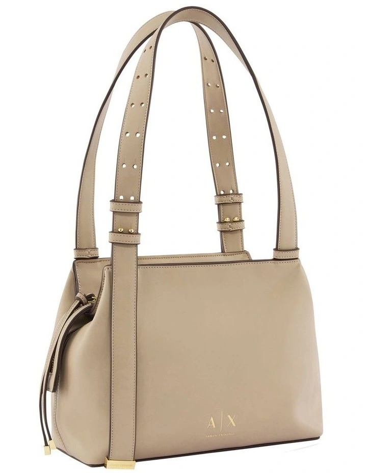 Alice Shopping Tote Bag in Sand image 2
