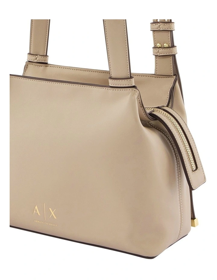 Alice Shopping Tote Bag in Sand image 4