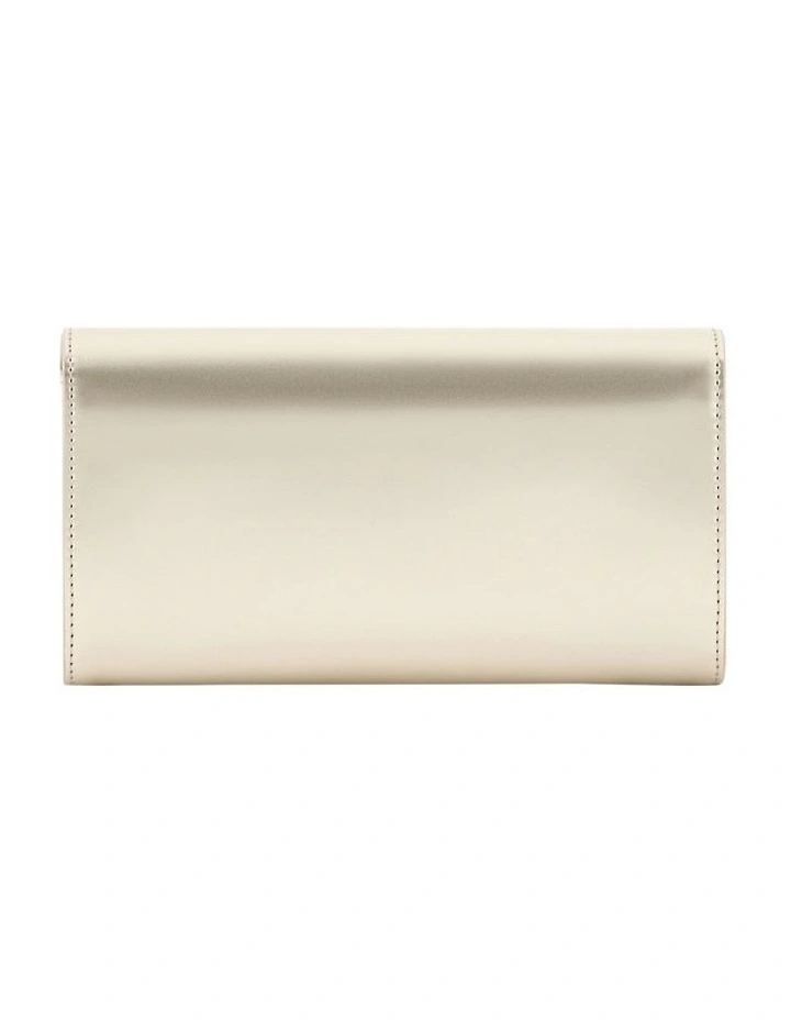 Amy Patent Crossbody Bag in Light Gold image 5
