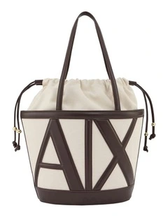 Marisol Shopping Tote Bag in Natural/Dusk Shade