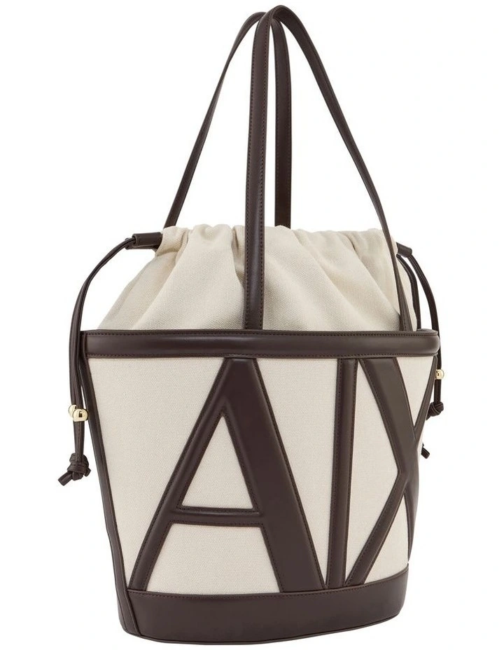 Marisol Shopping Tote Bag in Natural/Dusk Shade image 2