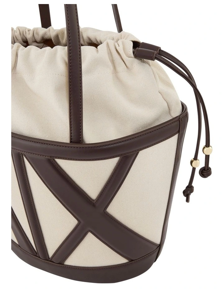 Marisol Shopping Tote Bag in Natural/Dusk Shade image 3