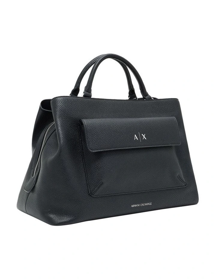 Nicole Tote Bag in Black image 2