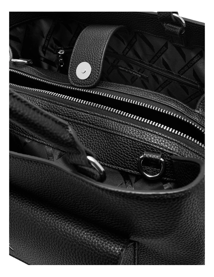 Nicole Tote Bag in Black image 4