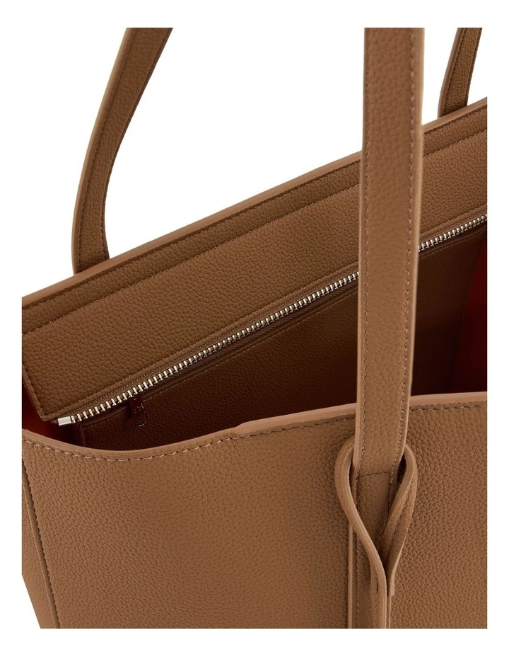 Silvye Shopping Tote Bag in Mineral/Ramie image 4