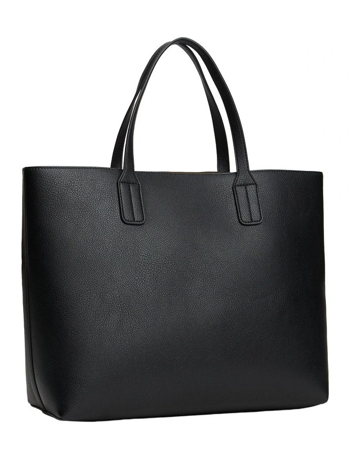 Icon Satchel Bag in Black image 2