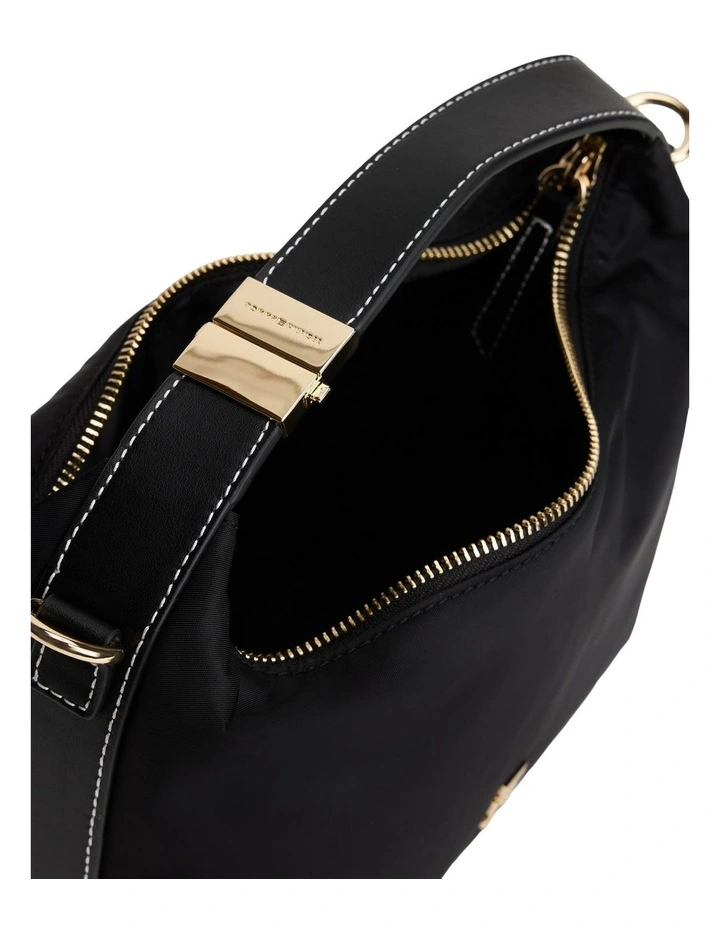 Go Nylon Crossover Shoulder Bag in Black image 3