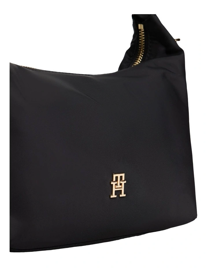 Go Nylon Crossover Shoulder Bag in Black image 4