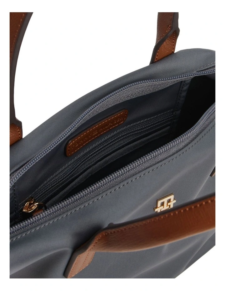 Popette Mini Tote Bag in Grey image 4