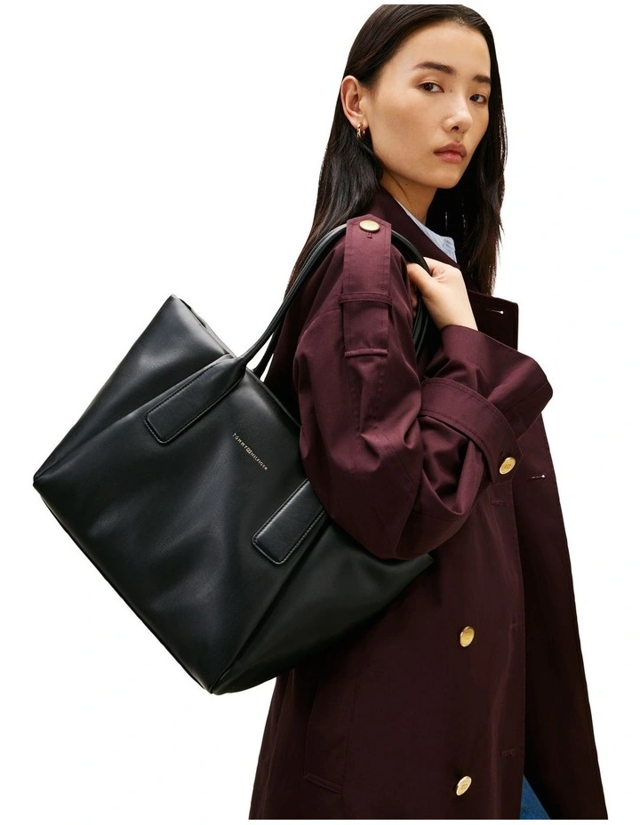 Essential Tote Bag in Black image 2
