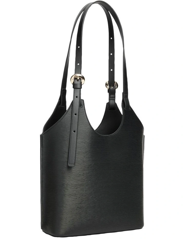 Modern Tote Bag in Black image 3