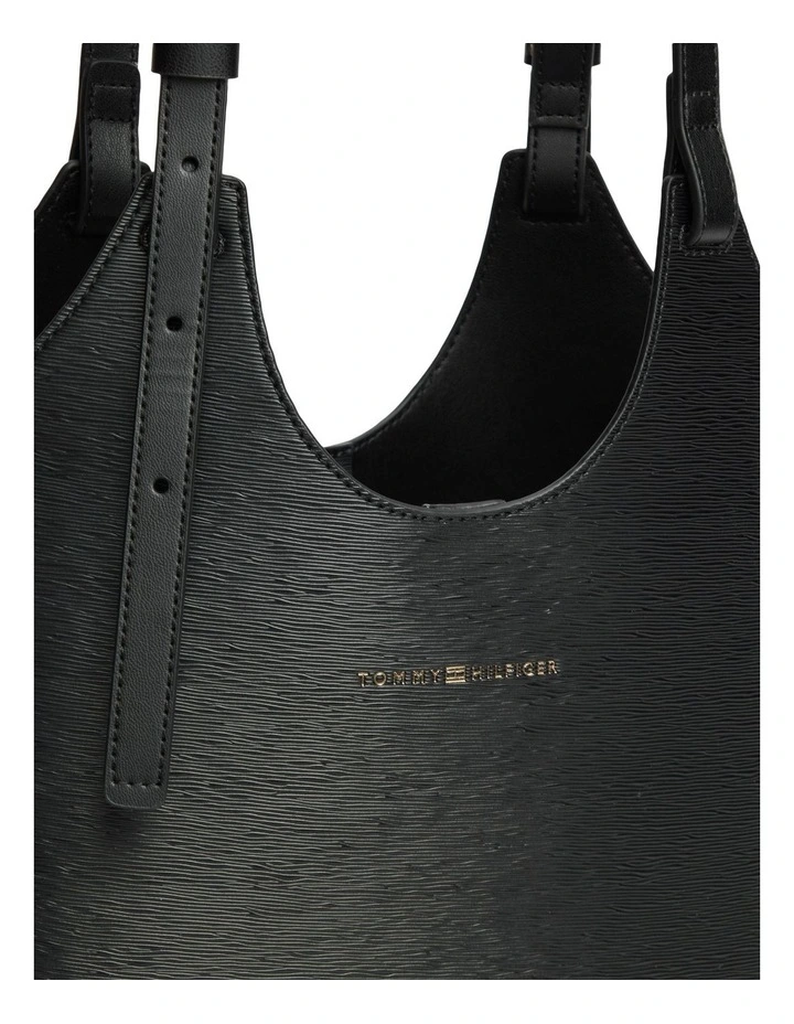 Modern Tote Bag in Black image 5
