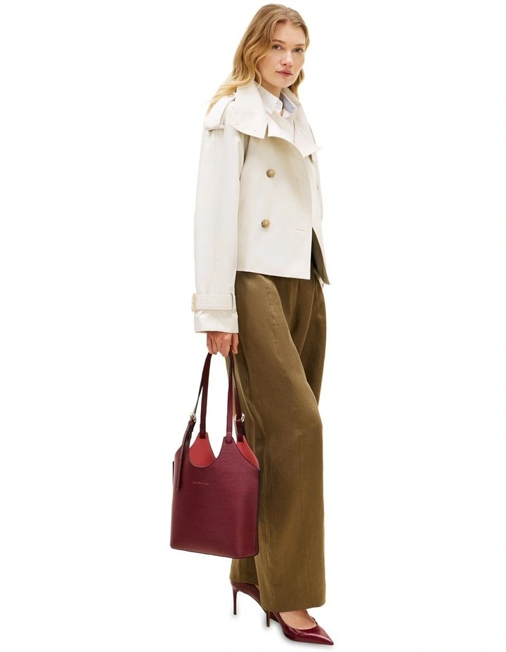 Modern Tote Bag in Red image 2