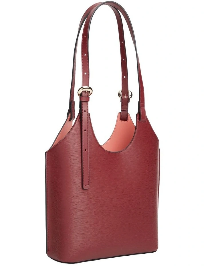Modern Tote Bag in Red image 3