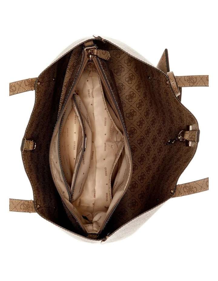 Brenton Tote Bag IN Latte Logo image 5