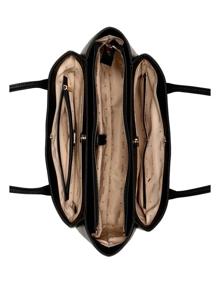 Isola Multi Comp Tote Bag IN Black image 4