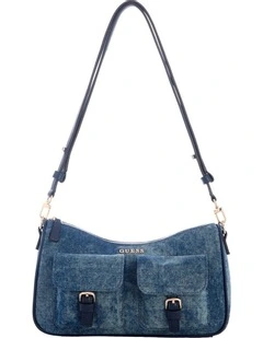 Kassie Shoulder Bag in Denim