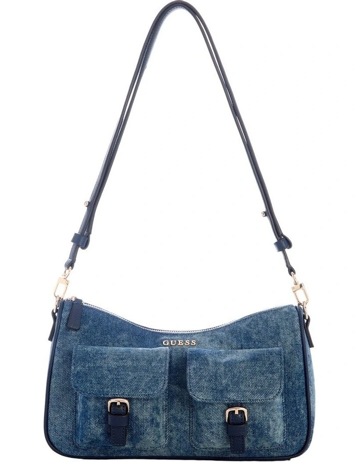 Kassie Shoulder Bag in Denim image 1