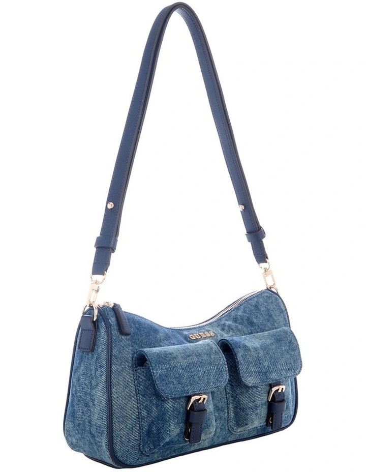 Kassie Shoulder Bag in Denim image 2
