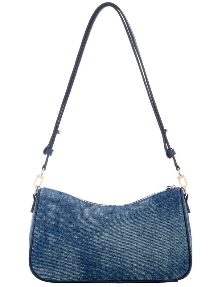 Kassie Shoulder Bag in Denim image 3