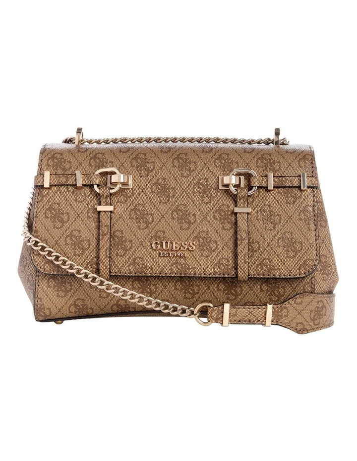 Leona Crossbody Bag in Latte Logo image 1