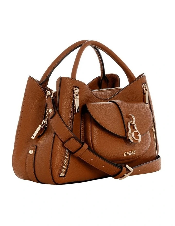 Jessa Girlfriend Satchel Bag in Caramel image 2