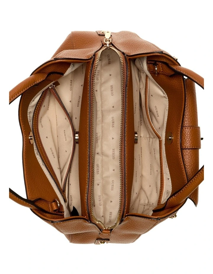 Jessa Girlfriend Satchel Bag in Caramel image 3