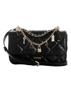 Libby Satchel Bag in Black
