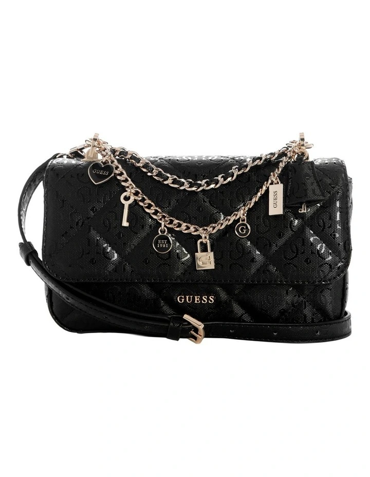Libby Satchel Bag in Black image 1