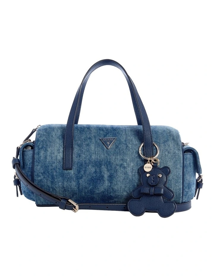 Kassie Small Satchel Bag in Denim image 1