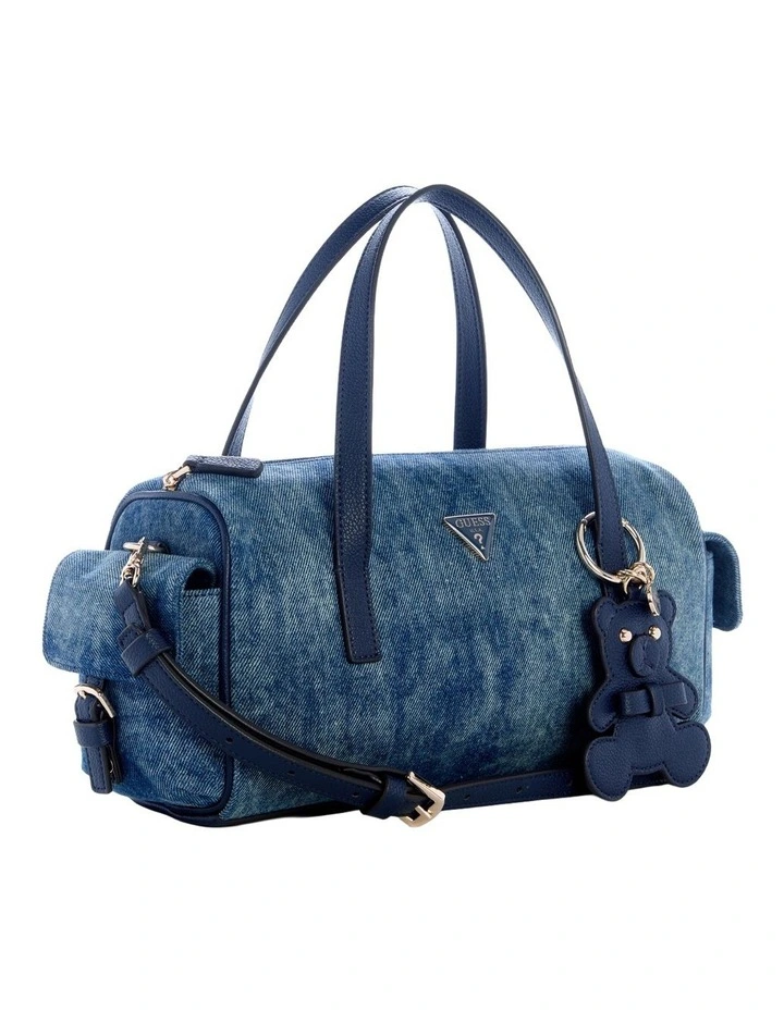 Kassie Small Satchel Bag in Denim image 2