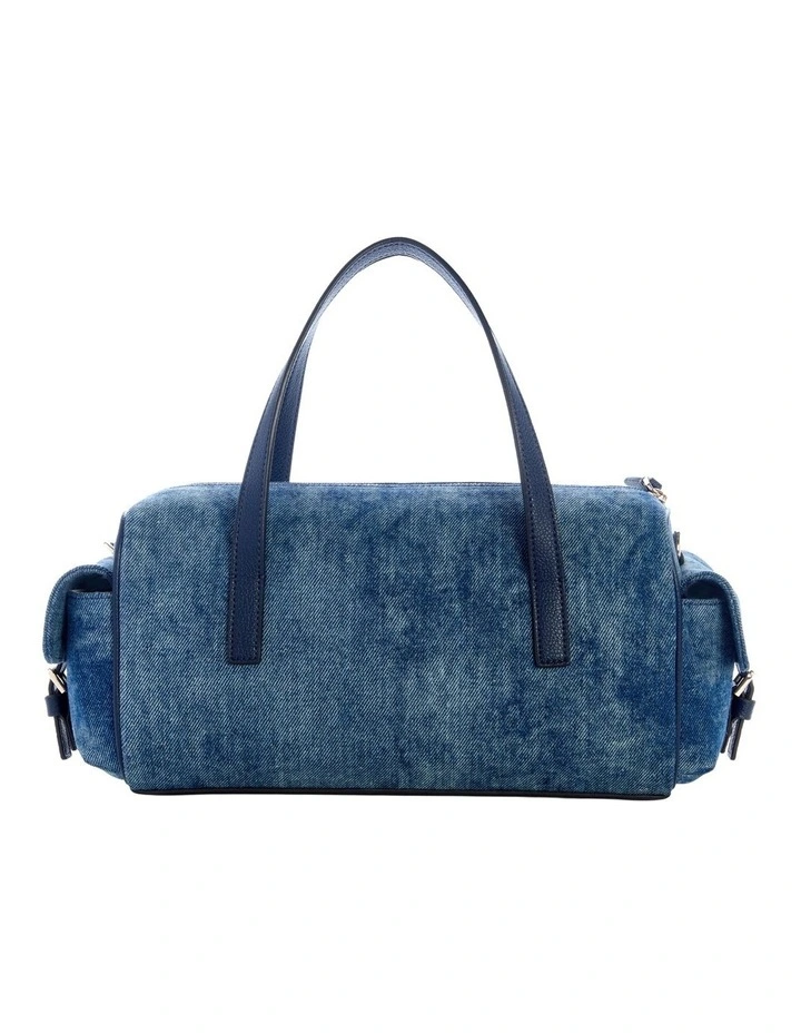 Kassie Small Satchel Bag in Denim image 3