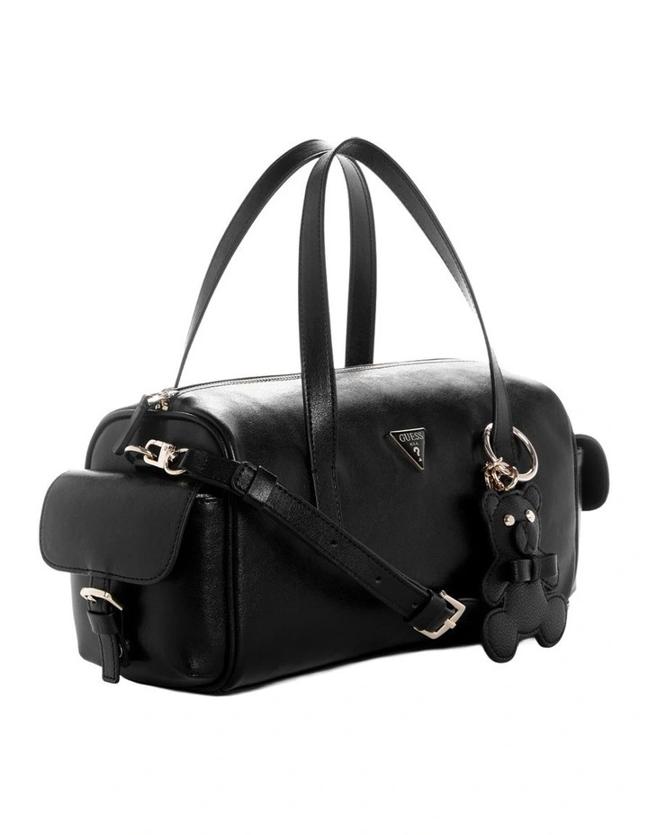 Kassie Small Satchel Bag in Black image 2