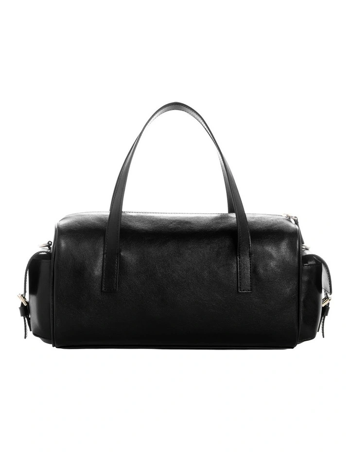 Kassie Small Satchel Bag in Black image 3